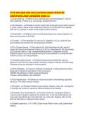 FTCE NAVAED PED EVALUATION EXAM UPDATED QUESTIONS AND ANSWERS SURE 