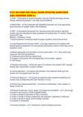 FTCE NAVAED PED FINAL EXAM UPDATED QUESTIONS AND ANSWERS SURE