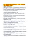 FTCE NAVAED PED UPDATED EXAM SCRIPT QUESTIONS AND ANSWERS SURE 