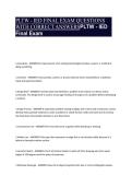 PLTW - IED FINAL EXAM QUESTIONS WITH CORRECT ANSWERSPLTW - IED Final Exam