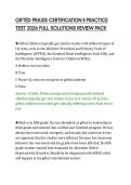 GIFTED PRAXIS CERTIFICATION II PRACTICE&NewLine;TEST 2026 FULL SOLUTIONS REVIEW PACK&NewLine;