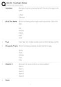 BIO 251 Final Exam Review 2026 &vert; Comprehensive Anatomy & Physiology Study Guide