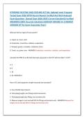 HYDRONIC HEATING AND COOLING ACTUAL Updated most Frequent &NewLine;Tested Exam 2026 WITH Recent Newest Verified And Well Analyzed &NewLine;Exam Questions  &lpar;Actual Exam 2026-2027&rpar; Correct Detailed & Verified &NewLine;ANSWERS &lpar;100&percnt; Accurate Solutions&rpar; ALREADY GRADED A&plus;&vert;&vert;NEWEST 