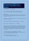 100 questions CHST review Questions with 100&percnt; Correct Answers