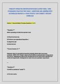 ForkliFt operator CertiFiCation exam &lpar;latest osHa &sol; ansi&NewLine;standards&rpar; praCtiCe test 2026&vert;&vert;&vert;questions and answers witH&NewLine;rationales&sol;graded a&plus;&sol;2026 update&sol;100&percnt; CorreCt &sol;instant&NewLine;download 