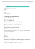 PAEDODONTICS Exam Questions and Answers Latest Graded A&plus;