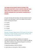 TEST BANK FOR ADVANCED PRACTICE NURSES AND PHYSICIAN ASSISTANTS LATEST UPDATED 2026-2027 REAL FINAL EXAM WITH COMPLETE STYLE QUESTIONS AND VERIFIED ANSWERS WITH RATIONALES GUARANTEED A&plus; GRADED 