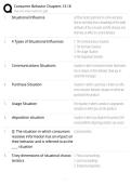 Consumer Behavior Chapters 13&ndash;18 Review 2026 &vert; Marketing Psychology Study Guide & Practice Questions