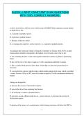 BLOCK 4 WEST COAST EMT EXAM QUESTIONS WITH 100&percnt; CORRECT ANSWERS &period;