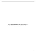 Psychodynamische benadering &vert; 2025&sol;26 &vert; Hannelore Bruurs