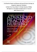 Test Bank for Hamric and Hansons Advanced Practice Nursing&colon; An Integrative Approach 7th Edition  by Mary Fran Tracy&comma; Eileen T&period; O'Grady&comma; Susanne J&period; Phillips  &vert;All Chapters &lpar;1-23&rpar;&vert; Q&As Verified&vert; Grade A&plus; Assured&vert; ISBN 9780323777117&NewLine;