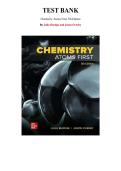 Test Bank for Chemistry&colon; Atoms First 5th Edition by Julia Burdge and Jason Overby Chapter 1-26 &vert; All Chapters