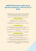 NEIEP 200 Final Review 2026 &vert; Actual Questions and Answers &vert; 100&percnt; Correct &vert; A Grade&NewLine;&NewLine;&NewLine;