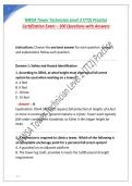 NWSA Tower Technician Level 2 &lpar;TT2&rpar; Practice Certification Exam &ndash; 100 Questions with Answers