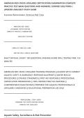 AMERICAN RED CROSS LIFEGUARD CERTIFICATION EXAMINATION COMPLETE&NewLine;PRACTICE TEST BANK QUESTIONS AND ANSWERS &vert; VERIFIED SOLUTIONS &vert;&NewLine;UPDATED 2026&sol;2027 STUDY GUIDE