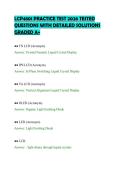 LCP4801 PRACTICE TEST 2026 TESTED&NewLine;QUESTIONS WITH DETAILED SOLUTIONS&NewLine;GRADED A&plus;