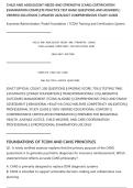 CHILD AND ADOLESCENT NEEDS AND STRENGTHS &lpar;CANS&rpar; CERTIFICATION&NewLine;EXAMINATION COMPLETE PRACTICE TEST BANK QUESTIONS AND ANSWERS &vert;&NewLine;VERIFIED SOLUTIONS &vert; UPDATED 2026&sol;2027 COMPREHENSIVE STUDY GUIDE