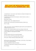 WEST COAST EMT MEDICATIONS QUIZZES AND RIGHT ACTUAL ANSWERS 2026 &ndash; 2027 &period;