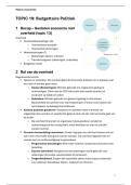 Economie Samenvatting&vert; Topic 19&colon; Budgettaire Politiek &vert; Arteveldehogeschool &vert; 2025&sol;26