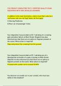 CSX FREIGHT CONDUCTOR TEST 2 CERTIFIED QUALITY EXAM &NewLine;QUESTIONS WITH 100&percnt; DETAILED ANSWERS