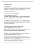 Samenvatting Personeelsmanagement &vert; Niwo &vert; 2025&sol;26