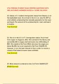 VITA FOREIGN STUDENT EXAM VERIFIED QUESTIONS WITH &NewLine;100&percnt; ACCURATE ANSWERS RATED A&plus; SCORE SOLUTION
