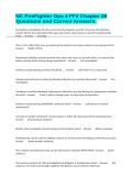 NC FireFighter Ops 4 FF2 Chapter 28 Questions and Correct Answers&period;&NewLine;&NewLine;