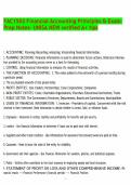 FAC1502 Financial Accounting Principles & Exam Prep Notes- UNISA NEW verified A&plus; tips