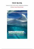 Test Bank for Chemistry for Today&colon; General&comma; Organic&comma; and Biochemistry 9th Edition &lpar; Spencer Seager&comma; 2017&rpar;&comma; Chapter 1-25 &vert; All Chapters