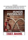 TEST BANK FOR VANDER&rsquo;S HUMAN PHYSIOLOGY 16TH EDITION BY ERIC WIDMAIER&comma; HERSHEL RAFF AND KEVIN STRANG&vert;9781265131814&vert; CHAPTERS 1-18&vert; LATEST