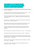 Fire Officer 1 & 2-Study Guide Questions with Actual Detailed Answers 2025-2026 Updated&period;