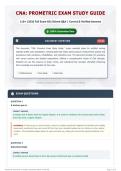 CNA Prometric Exam Study Guide 110&plus; &lpar;2026&sol;2027 Full Exam Kit&rpar; Solved Q&A Correct & Verified Answers