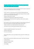 Frontier Airlines First Aid Exam Practice Questions with Well Elaborated Solutions