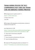 TRAUMA NURSING PROCESS TNP TNCC&NewLine;COMPREHENSIVE STUDY GUIDE 2026 TRAUMA&NewLine;CARE AND EMERGENCY NURSING PRINCIPLES