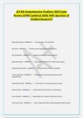 ATI RN Comprehensive Predictor 2023 Exam&NewLine;Review EXAM &lpar;updated 2026&rpar; With Questions &&NewLine;Verified Answers&excl;&excl;&excl;