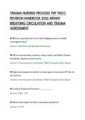 TRAUMA NURSING PROCESS TNP TNCC&NewLine;REVISION HANDBOOK 2026 AIRWAY&NewLine;BREATHING CIRCULATION AND TRAUMA&NewLine;ASSESSMENT