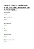 TURF PEST CONTROL 3B KANSAS FINAL&NewLine;SCRIPT 2026 COMPLETE QUESTIONS AND&NewLine;ANSWERS PASSED A&plus;