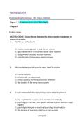 Test Bank for Essentials of Understanding Psychology 14th Edition &lpar;14e&rpar; by Robert Feldman &vert; Exam Questions & Answers&vert;Complete Guide A&plus;&vert;Latest Edition