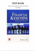 Test Bank for Financial Accounting&colon; Information for Decisions 9th Edition by John Wild&comma; Chapter 1-13 &vert; All Chapters