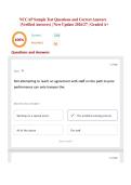 NCCAP Sample Test Questions and Correct Answers &lpar;Verified Answers&rpar; &vert; New Update 2026&sol;27 &vert; Graded A&plus;