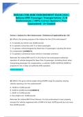INDIANA FOR-HIRE ENDORSEMENT EXAM 2026 &vert; Indiana BMV Passenger Transportation &vert; F&sol;H Endorsement &vert; 100&percnt; Correct Answers &vert; Pass Guaranteed - A&plus; Graded&NewLine;&NewLine;