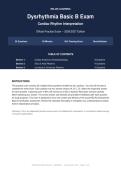Relias Dysrhythmia Basic B Exam 2026&sol;2027 Practice Exam &vert; Complete Exam-Style Questions &vert; 100&percnt; Verified &ndash; Detailed Rationales &ndash; Pass Guaranteed &ndash; A&plus; Graded&NewLine;&NewLine;