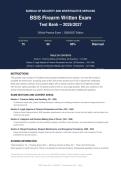 BSIS Firearm Written Exam Actual Exam 2026&sol;2027 &vert; Complete Exam-Style Questions &vert; 100&percnt; Verified &ndash; Detailed Rationales &ndash; Pass Guaranteed &ndash; A&plus; Graded&NewLine;&NewLine;