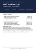 AFIP Test Final Exam Association of Finance Insurance Professionals Actual Exam 2026&sol;2027 &vert; Complete Exam-Style Questions &vert; 100&percnt; Verified &ndash; Detailed Rationales &ndash; Pass Guaranteed &ndash; A&plus; Graded&NewLine;&NewLine;