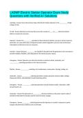 LADWP Electric Station Operator Exam Study Questions with Verified A&plus; Solutions