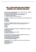 DSP 1 EXAM QUESTIONS AND CORRECT ANSWERS 100&percnt; VERIFIED 2026-2027&excl;&excl;