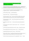Master Gardener Final Exam Questions with Guaranteed Pass Solutions 2026 Updated&period;&NewLine;&NewLine;