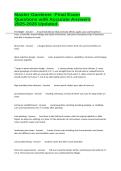 Master Gardener -Final Exam Questions with Accurate Answers 2025-2026 Updated&period;