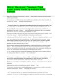 Master Gardener- Program&colon; Final Exam Study Guide Questions Fully Solved&period;&NewLine;&NewLine;