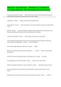 Master Gardeners -Midterm Chapters 2-5 Questions All Answered Correctly&period;